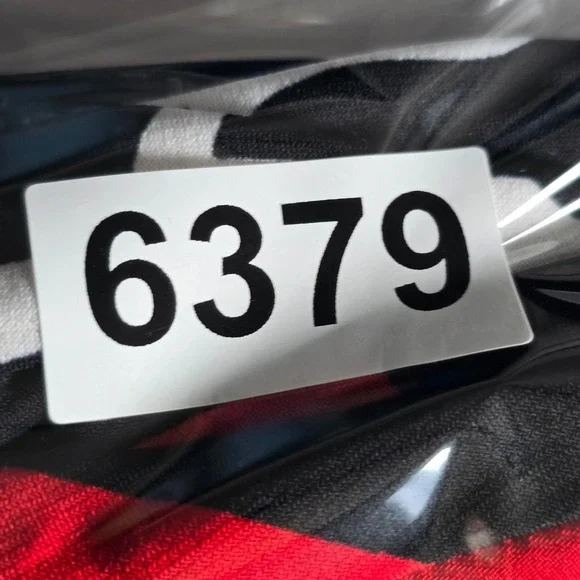 Frank Lyman Design Wide Leg Pants Woman Size 8 Red Black White Abstract Floral - Picture 11 of 11